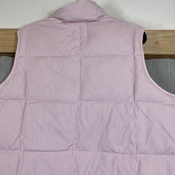 Lands End Vest Womens 2X 20W 22W Pink Down Puffer Quilted Sleeveless Winter Warm - Picture 9 of 13